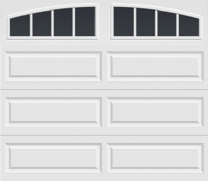 long panel door with arch1 with vertical grilles windows