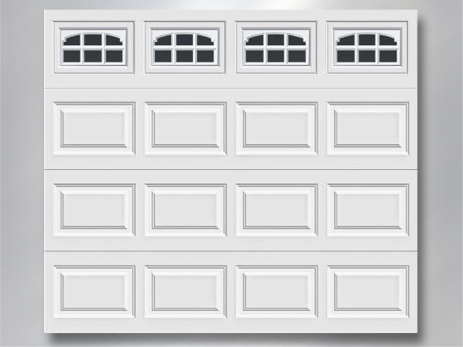 clopay door with charleston 509 windows