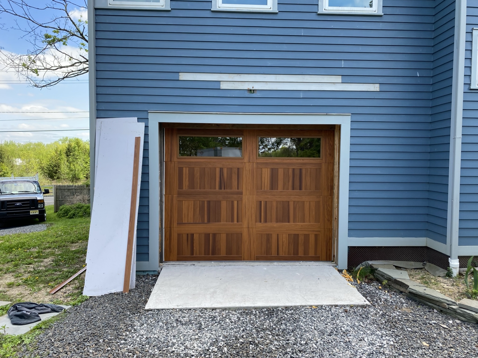 Doors Done Right Garage Doors and Openers CHI Cedar Accents 5983 Garage Door in Princeton NJ