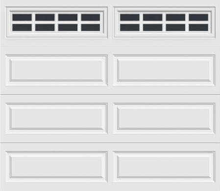long panel door with long with square grilles windows