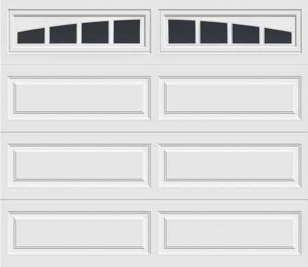 long panel door with madison arch 613 windows