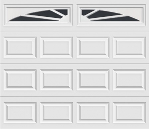 short panel garage door with sunset 603 windows