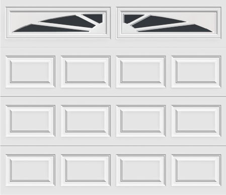 short panel door with sunset 603 windows