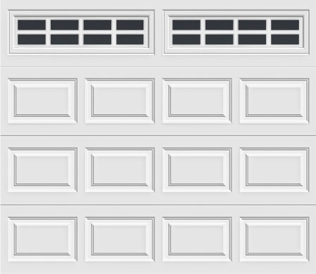short panel door with long with square grilles windows