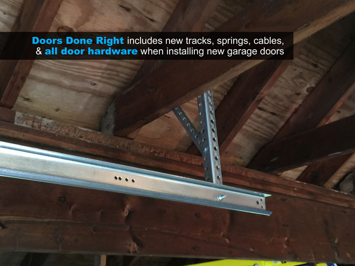 garage door replacement detail