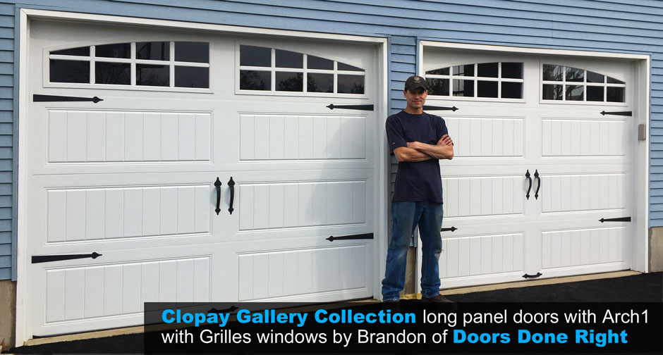 Clopay Gallery Collection Carriage, Clopay Garage Door Panels