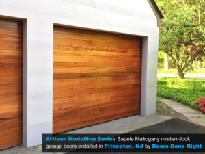 cedar garage door