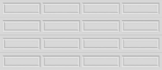 16 long panel clopay premium series garage door solid top section