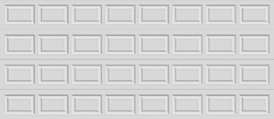 16 short panel clopay premium series garage door solid top section
