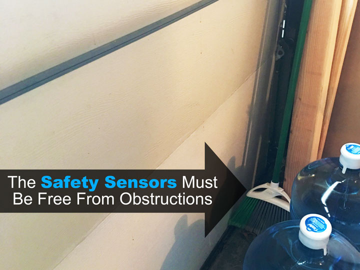 safety sensor obstructions