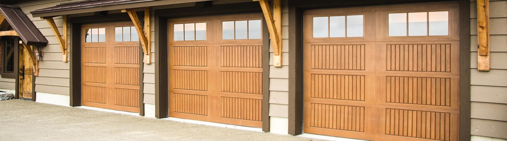 9800 Fiberglass Garage Door 8ft Sonoma Natural Oak 6LiteSquare