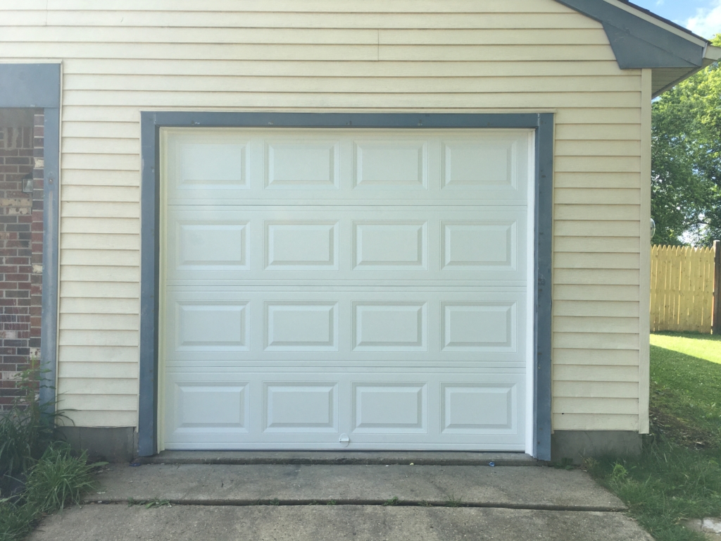 chi model 2250 garage door front view